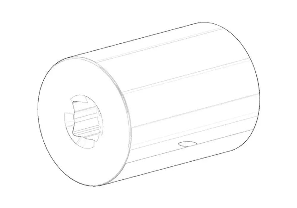 DORNBRACHT Halter für Wannengriff ERSATZTEILE 081792504 36 x 36 x 50 mm Chrom, 081792504-00 Galeriebild 1